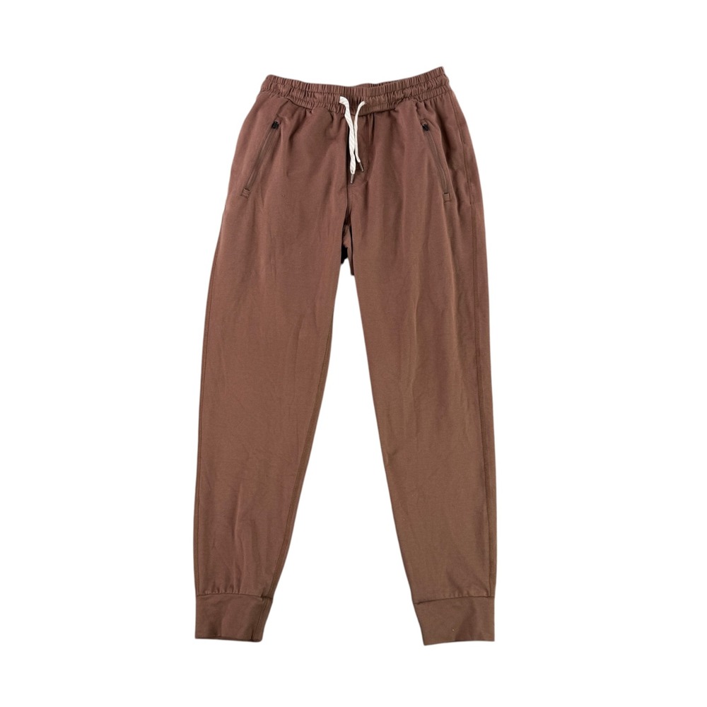 Vuori Ponto Performance Jogger Men M Brown V438 Recycled Stretch Active Pants
